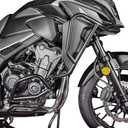 Motorcycle Upper Lower Engine Guard Crash Bar Compatible with H-onda CB500X CB 500 X CB500 X CB-500-X 2019 2020 2021 2022 Falling Frame Bumper Protector Crashbar Part (Lower). many scratches during transportation