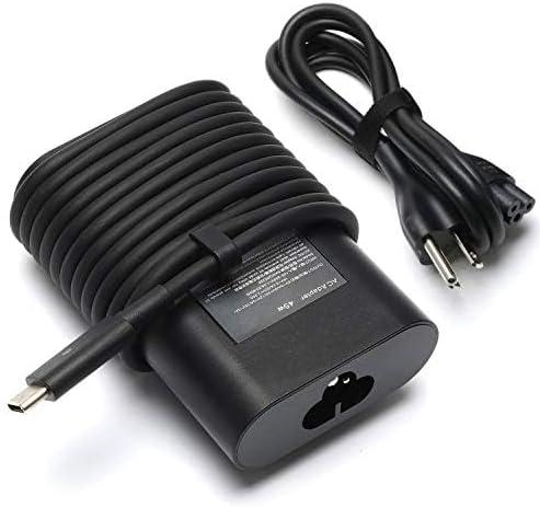 45W USB-C Laptop Charger Compatible for Dell XPS 13 XPS 12 9360 9365 9370 9333 9380 7390 9310 2-in-1, Inspiron 14 7437, Latitude 7275 7370 5175 5285 5290-2in1 LA45NM150 Adapter Power Supply
