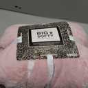 Wearable Blanket Kids 3-10yr, Fun Animal Kids Blanket Hoodie, Hooded Sweatshirt, Oversized Comfy Hoodie Boys, Girls, Toddlers (Pink Bunny)