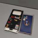 Gritup for Samsung Galaxy S24 Ultra Case: with 2Pcs Screen Protector, 360 Rotation Ring Holder Magnetic Kickstand Plating Gold Edge Soft TPU Shockproof Protective Cover for S24 Ultra, Blue