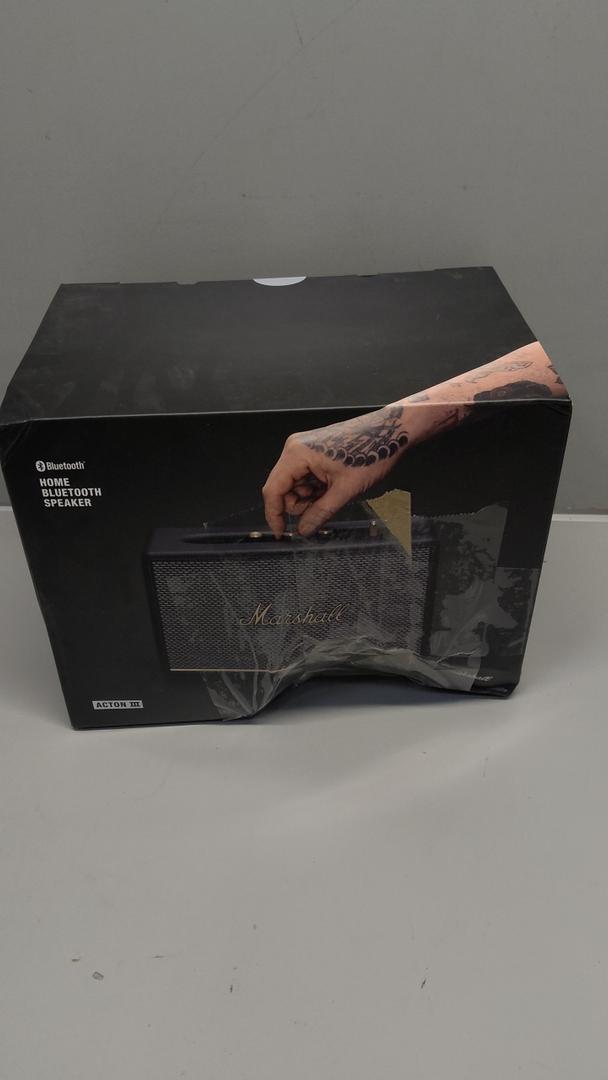 Marshall Acton III Bluetooth Home Speaker, Black | Justbid Marshall Acton III Bluetooth Home Speaker, Black | Justbid