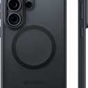 TORRAS for Samsung Galaxy S26 Ultra Case, [Military Grade Protection] [Fit for MagSafe] Shockproof Magnetic Translucent Classic Grippy DIY Button for Samsung S26 Ultra Case Slim, Black