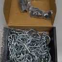 INCLY 1/4 Inch Pegboard Hooks, 100PCS Heavy Duty Metal Pegboard J Hooks Accessories with Peg Locks & Rubber Tipped, Peg Board Tool Hangers Fit 1/4" Pegboard for Wall Hanging Tools or Display Jewelry