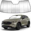 Windshield Sun Shade Custom Fit for Mazda CX-5 CX5 2017-2025, Accordion Folding Thick Window Sunshade Block Heat 99% UV Rays Sun Visor Keep Cooler Car Accessories