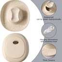 Hanging Wall planters for Indoor Plants, Ceramic Cowboy Wall vases for Flowers, for Bathroom, Living Room, Office, and Home Decor.7.9 x 7.2 x 2.4IN