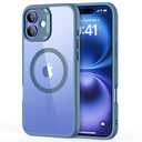 ESR for Phone 16 Plus Case, Compatible with MagSafe, Shockof Military-Grade tection, Magnetic Phone Case for Phone 16 Plus, Classic Hybrid Case (HaloLock), Clear Blue