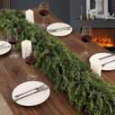 6FT Cedar Garland Artificial Touch The Spring Garland, Decorations for Home Dining Holiday Party Decor