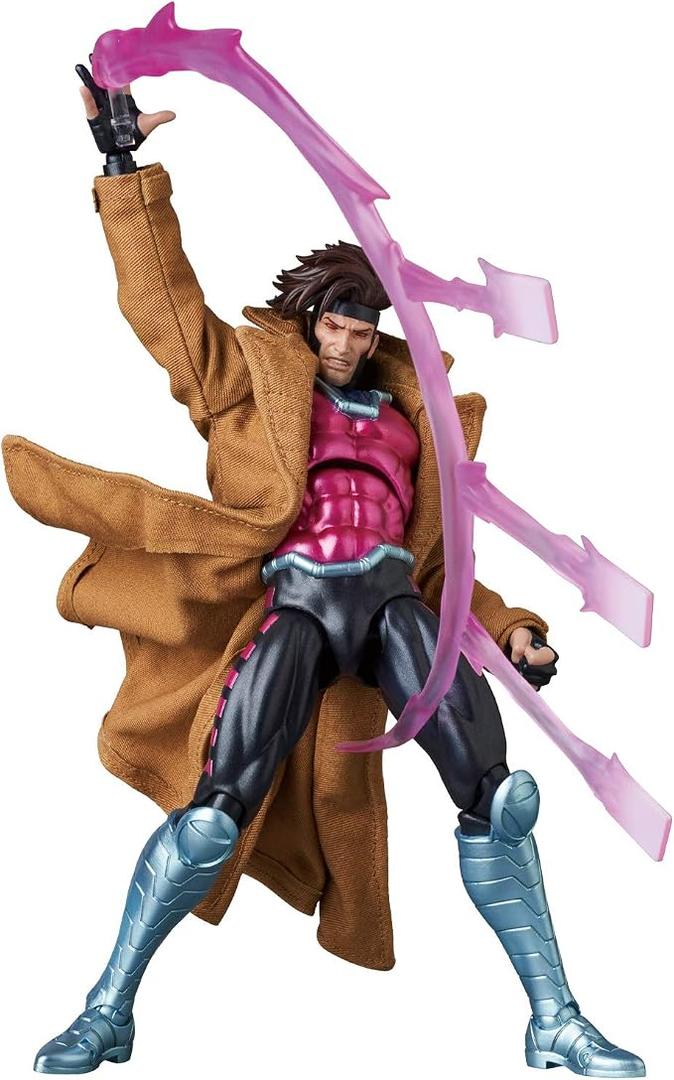 MEDICOM TOY MAFEX No. 287 GAMBIT GAMBIT Comic Variant Version, Total Height Approx. 6.3 inches (160 mm), Non-scale, Pre-painted Action Figure