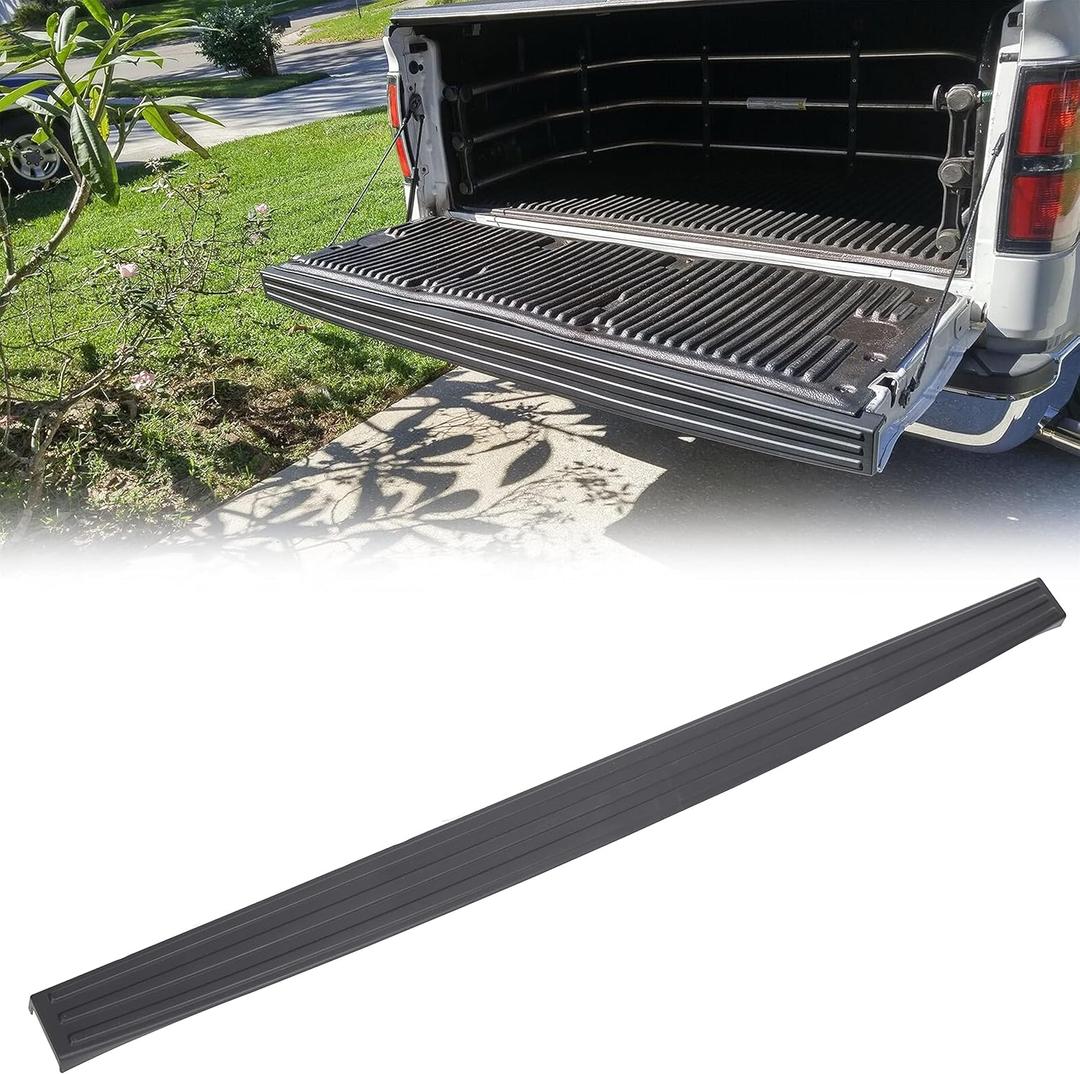 ECOTRIC Tailgate Molding Cap Compatible with 2009-2014 Ford F150 F-150 Replacement for FO1904107 9L3Z9940602AA Trunk Top Protector Cover Rear Tailgate Moulding Trim