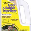 Bonide Go Away! Deer & Rabbit Repellent Granules, 3 lb. Ready-to-Use, Deter Deer from Garden, Flowers & Plants (48 Ounce (Pack of 1))