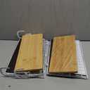 Ofiray-home Magnetic Fridge Shelf with Wood Lid, Fruit Potato Onion Storage Bins, Pantry Organizers, Large Container Spice Rack for Refrigerator, Kitchen Counter, Cabinet (2, White)