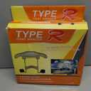 Multifunctional Retractable Automotive Headrest Back Seat Coat Hanger Hook Organizer Holder for Clothes, Suits, Jackets, Shirts, Universal for SUV, Truck, RV (Black)