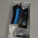 Braun Electric Series 3 Razor with Precision Trimmer, Rechargeable, Wet & Dry Foil Shaver for Men, Blue/Black, 4 Piece