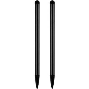 2pcs Black Stylus Pens for Universal Touch Screen Devices - Compatible with iPad, Samsung Galaxy, Smartphones