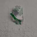 Jetec 120 Pcs Curtain Track Sets Ceiling Mount Curtain Track Hooks and Rollers Metal Shower S Hooks Straight Curved Rollers, Silve White