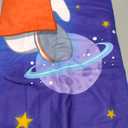 Space Hooded Towels for Kids, with Backpack, Kids Beach Towel 30"x 25" for 3-10 Years, Space Gifts for Boys Girls, Toddler Swim Cover Up & Bath Robe for Beach Pool, Soft Microfiber