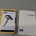 Bluetooth Headset V5.4, Wireless Bluetooth Earpiece with CVC8.0 Dual Mic Noise Cancelling 110 Hours Talk time for Cell Phone/iPhone and Android Headphones for Trucker/Driver/Business