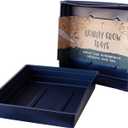 10-Pack 1010 Garden Growing Trays Without Drain Holes - 10" x 10" Plastic Plant Trays No Holes - Wheatgrass Sprouting Tray, Microgreens Seed Tray, Hydroponic Trays, Nursery Flats, Greenhouse Supplies