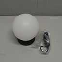 WEILAILUX Small Cute Cordless Table Lamp Rechargeable, Battery Operated Shower Lamp Waterproof, Touch Dimmable Globe Ambient Light for Outdoor/Bedside/Patio/Dining (Black)