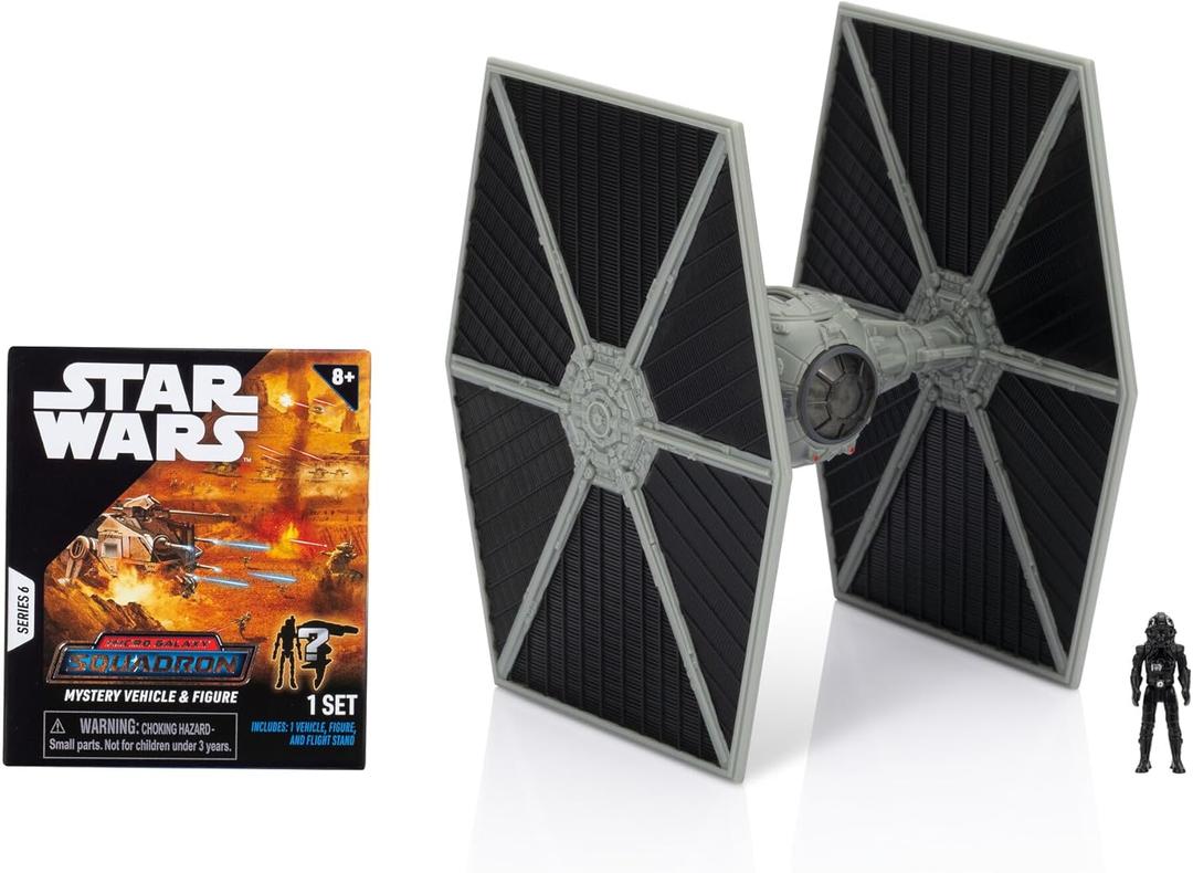 Star Wars Micro Galaxy Squadron TIE Fighter (Armada Edition) Mystery Bundle - 3-Inch and 2.5-Inch Vehicles with Accessories 