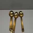 13-Inch Gold Serving Spoons Set, TEHAHA Large Serving Spoons For Buffet,Catering,Stainless Steel Long Handle Service Spoon,Dishwasher safe (6, Golden)