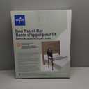 Medline Bed Assist Bar with Storage Pocket, Height Adjustable Bed Rail for Elderly Adults, Assistance for Getting In and Out of Bed at Home