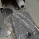 Kitsure Toilet Paper Holder Free Standing  Rustproof Metal Toilet Paper Stand for 4 Rolls with Anti-Slip Base and Shelf for Phone & Small Items, Bathroom Organizers and Storage, Medium, Silver (Medium - 1 Pack)