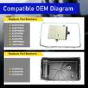 10R80 Transmission Oil Pan With Filter and Metal Gasket For Ford Mustang Expedition Explorer F150 Ranger Transit 150 250 350 and Lincoln Navigator Aviator,Replaces HL3Z7A194A HL3P7G186CA