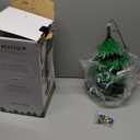 Christmas Tree Bird Feeders for Outdoor, Metal Hanging Outdoors, Wild Bird Feeders Cardinal as a Great Gift for Bird Lovers.Christmas Decorations (Green)