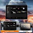 2 x Tempered Glass Screen Protector Tesla Model Y/3 Screen Protector Accessories 2024 2025 15" Matte 9H Tempered Glass, Anti-Glare, Easy Install Fits Y (2025-2020) & 3 (2023-2017)