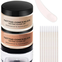 Tattoo Cover Up Full Coverage, Waterproof Concealer, Tattoo Concealer, Body Foundation, Tattoos, Scars, Spots, Birthmarks, Long-Lasting, Sweatproof, Natural Skin Tone