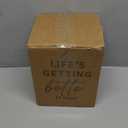 LE TAUCI Utensil Holder, 7.3"+5.4" Ceramic Kitchen Utensil Holder for Countertop, Large Cooking Utensil Crocks for Kitchen Counter, Morden Utensil Organizer for Spatula, Set of 2, Glaze Marble Gray