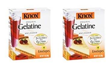 2 boxes - Knox Gelatin Unflavored Original, 4 per box, Total 8 packets Best By 01/01/29)