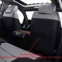 coverdream Custom Seat Covers Compatible with Select Toyota Tundra CrewMax 2014 2015 2016 2017 2018 2019 2020 2021 Models - Leatherette (Black/Gray,Full Set)