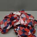 USA Patriotic Bunting Fan Flags 1.5x3 Ft Banner American Independence Day 4th of July Veterans Day Decorations Celebration Stars Party Supplies for Home Balcony Decor (Plaid-6)