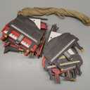 Pinkunn 36 Pieces Christmas Ornaments Grand Piano Black Decoration Musical Music Instrument Ornament Brown Upright Piano Hanging Decorations for Christmas Tree (Watercolor Style)