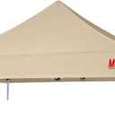 MASTERCANOPY Replacement Top Pop Up Canopy Top (8x8, Beige)