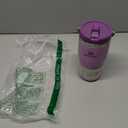 Stanley IceFlow Flip Straw Tumbler with Handle 20 oz | Twist On Lid and Flip Up Straw | Leak Resistant Water Bottle | Insulated Stainless Steel |BPA-Free | Lilac