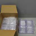250 Pcs Square Clear Dessert Plates 3.6 Inch Plastic Appetizer Plates Disposable Square Party Plates Hard Mini Salad Tasting Sample Plate for Weddings, Parties, Banquet Dinner, Family Gatherings