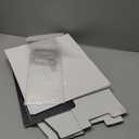 Oterri File Organizer, 2 Packs Large Storage Box, Cardboard File Folder Organizer, Collapsible File Box for Hanging File Folders Letter Size, Portable Filing Organizer with Handle (Black, Letter Size - 2 Packs-Large)