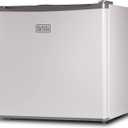BLACK+DECKER 1.2 Cu. Ft. Compact Upright Freezer, Mini Deep Freeze with Full-Width Wire Shelf