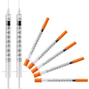 2 x 8 Pcs Insulin Syringe U-100 | 1ml/cc with 30G 1/2''(12.7mm) Needle, Individual Packaging