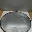 Black Round Mirror 22 Inch, Circle Wall Mirrors with Metal Frame, Wall Mounted Circular Mirror for Bathroom, Vanity, Entryway, Living Room, Hallway, Wall Decor