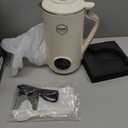 40oz Nut Milk Maker Machine - Multi-Functional Automatic Almond with 10 Blades, Plant-Based, Oat, Soy, and Dairy Free Beverages 12 Hours Timer/Auto-clean/Room Temp/Keep Warm/Boil, White