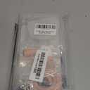 10Pcs Stanley Cup Accessories 9-10mm Stanley Straw Cover Topper Silicone Boot For Stanley Cup Initial Letter Charm Leak Proof Seal Kit Stanley 2.0 30&40oz (Rose Quartz,F)