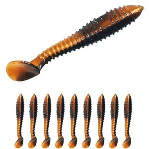 3 x Soft Plastic Swimbaits 10pcs 3", Paddle Tail for Bass Fishing Lures
