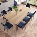 Vicwe Area Mat for Hard Floor, 8'×10' Clear Area Rug for Home, PVC Non-Slip Floor Protector for Dining Room, Large Anti-Scratch Floor Mats for Kitchen, Laundry Room