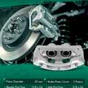 SCITOO 18B5473 18B5472 Rear Left & Right Disc Brake Calipers Assembly w/Bracket For Ford For F-250 Super Duty 2013-2019,For Ford For F-350 Super Duty 2013-2019 (SRW)