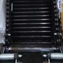 Wall Mounted Folding Ladder with Handrails, Pull Down System Attic Stairs, Telescopic Attic Ladder, Applicable Height 9.6-10ft, Attic, Basement, Warehouse, Passage Folding Stair (Black, 12 Steps)