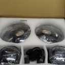 Round LED 7 Inch Headlights+4 Inch Fog Lights with Hi/Lo Beam DOT Approved H6024 LED Headlights Compatible with Jeep Wrangler 97-2017 JK TJ LJ, Plug & Play